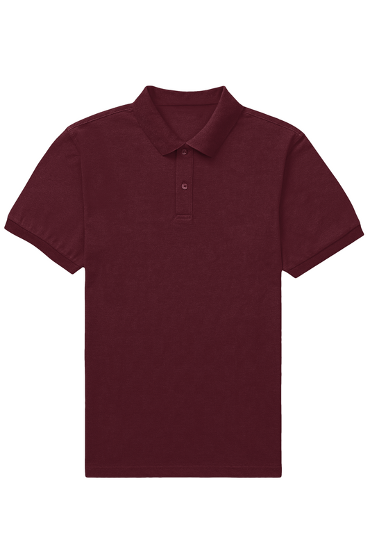 Crimson Ridge Maroon Polo - The Khoj Store