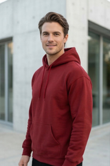 Crimson Blaze Red Hoodie