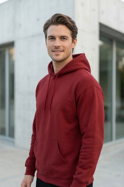 Crimson Blaze Red Hoodie