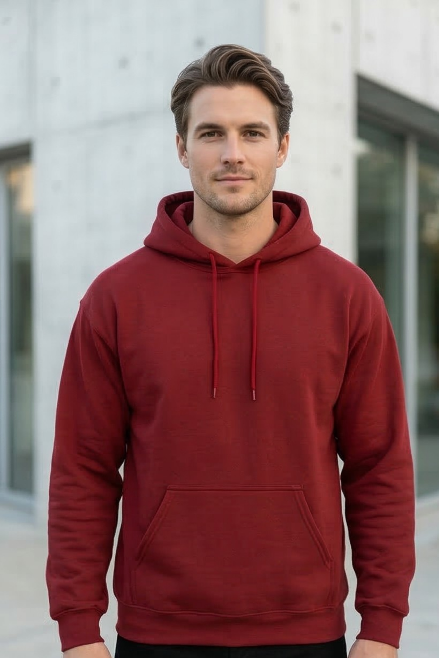 Crimson Blaze Red Hoodie