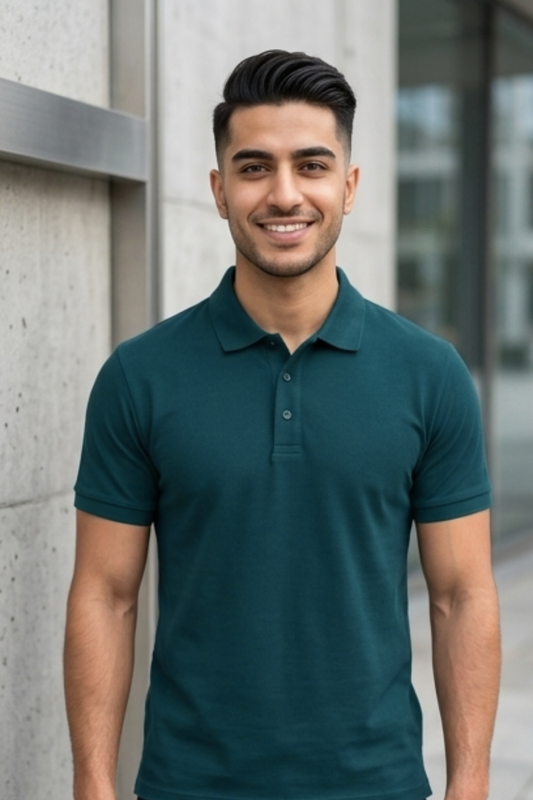 Deep Tide Petrol Blue Polo