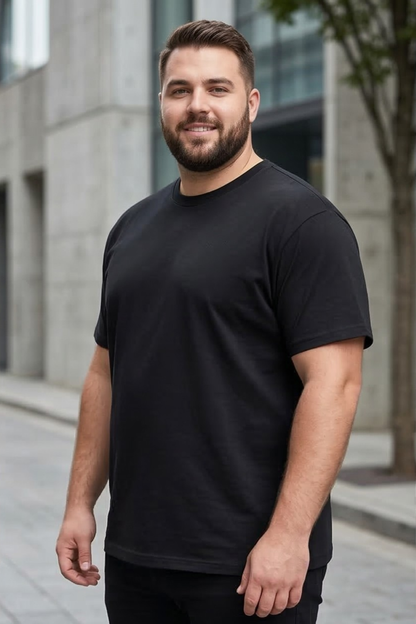 Eclipse Black Plus Size T-Shirt