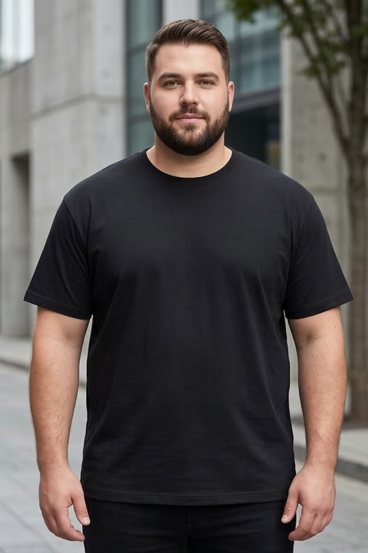 Eclipse Black Plus Size T-Shirt