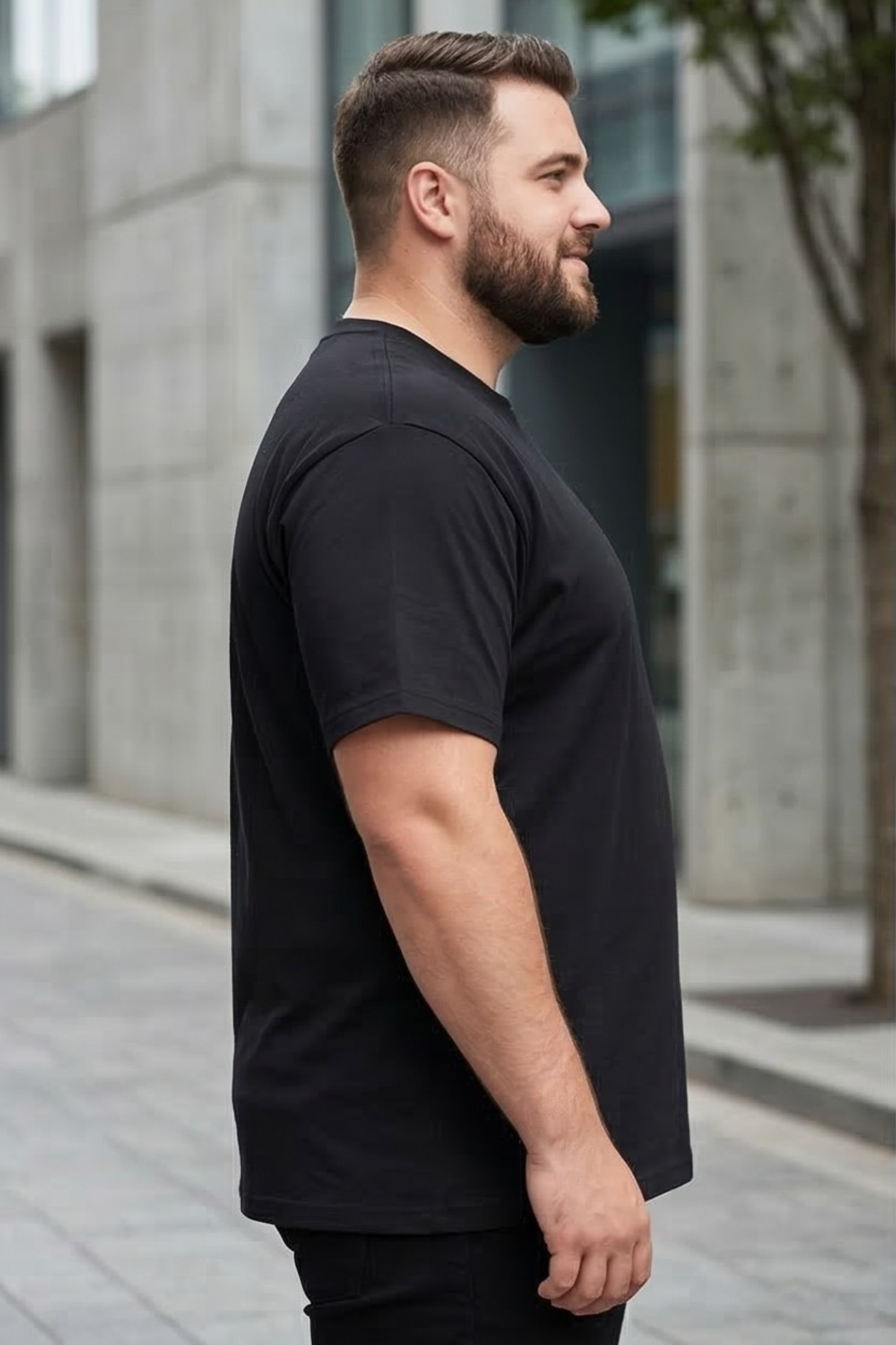 Eclipse Black Plus Size T-Shirt
