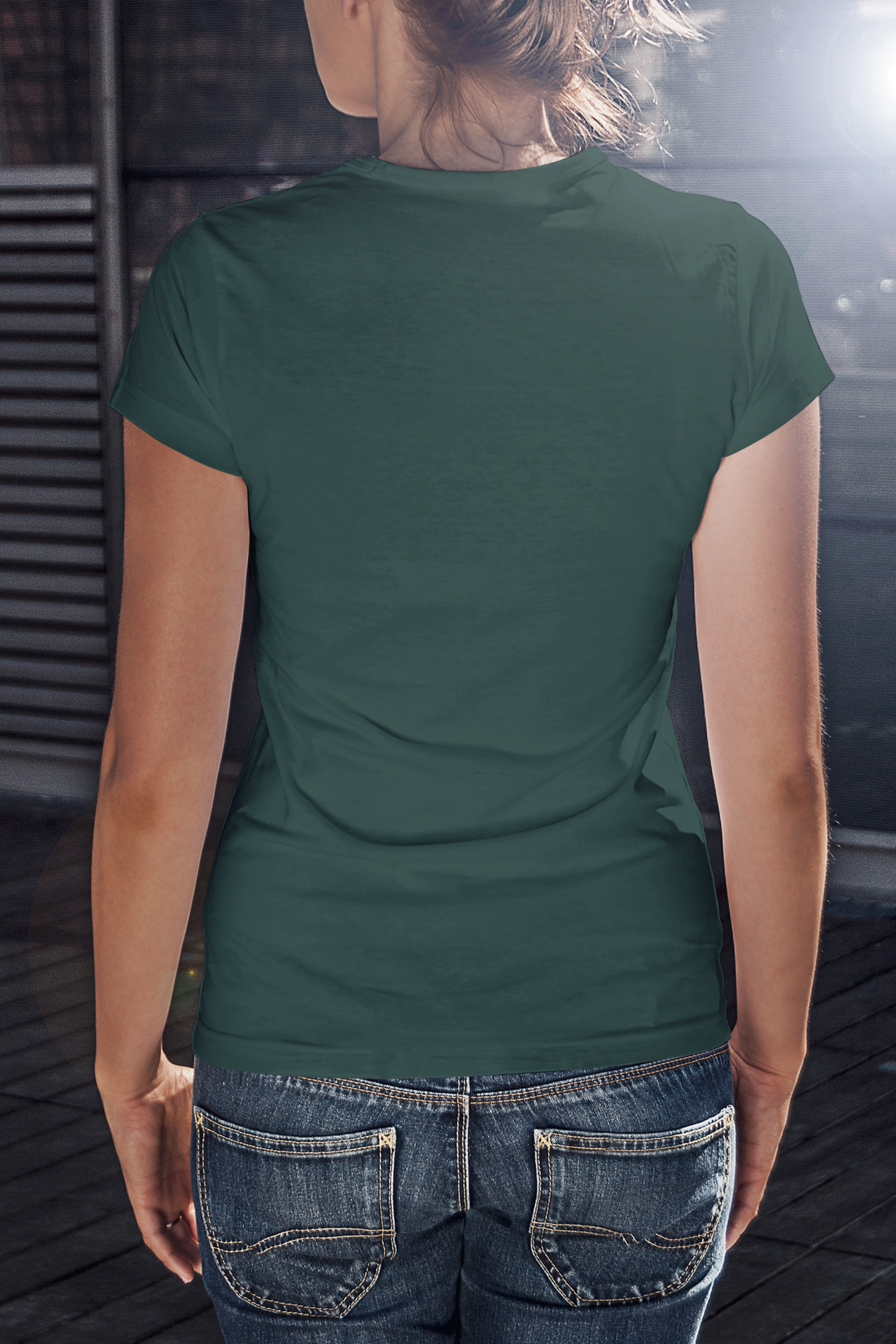 Forest Deep Bottle Green Women's T-Shirt