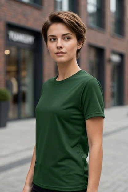 Forest Deep Bottle Green Women's T-Shirt
