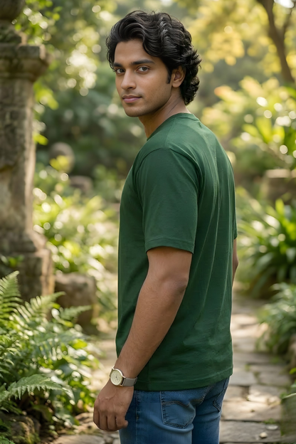 Forest Deep Bottle Green T-Shirt