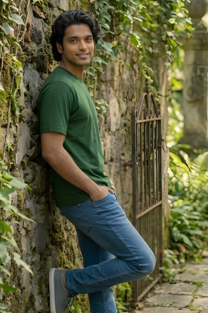 Forest Deep Bottle Green T-Shirt