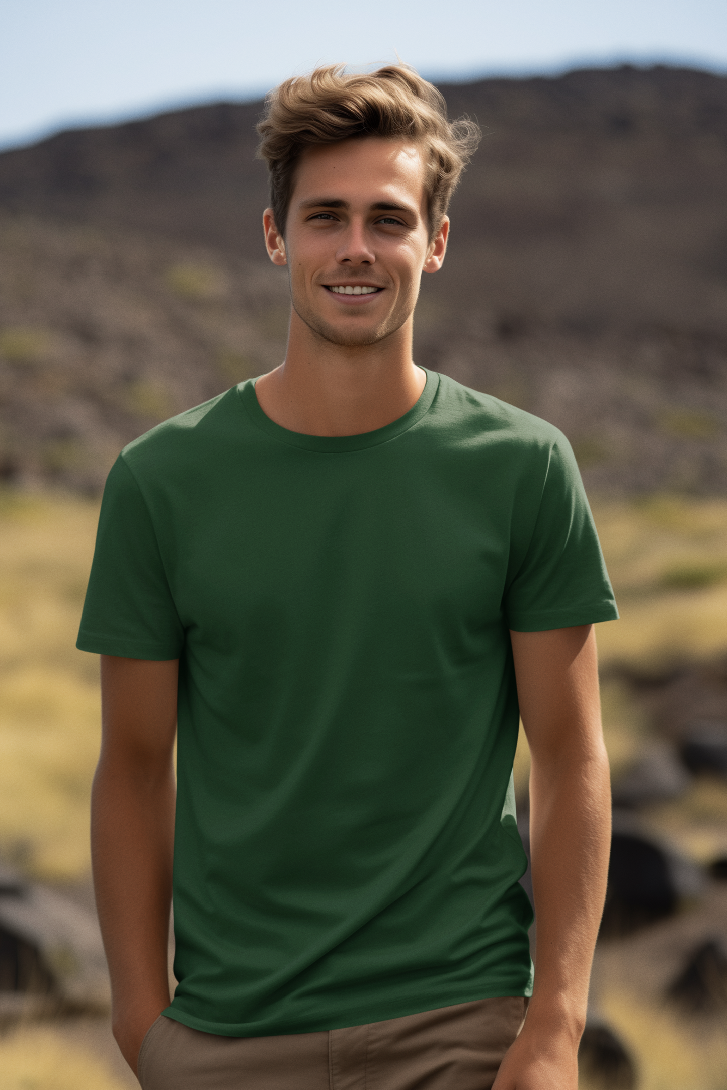 Forest Deep Bottle Green T-Shirt