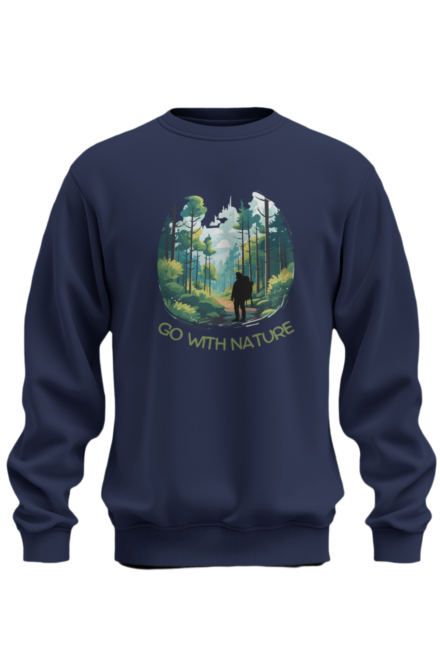 Go With Nature Sweatshirt - The Khoj Store