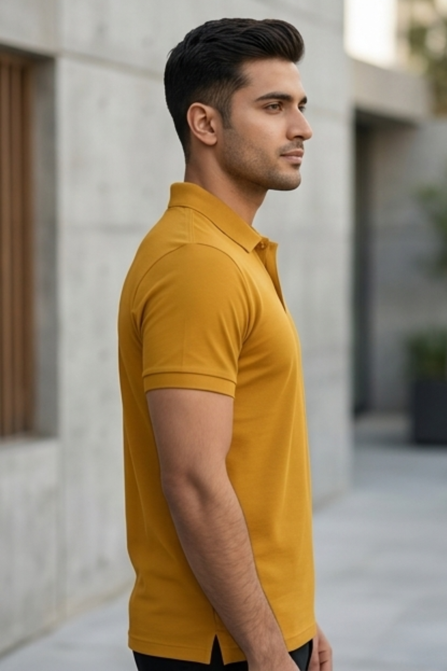Golden Dune Mustard Yellow Polo