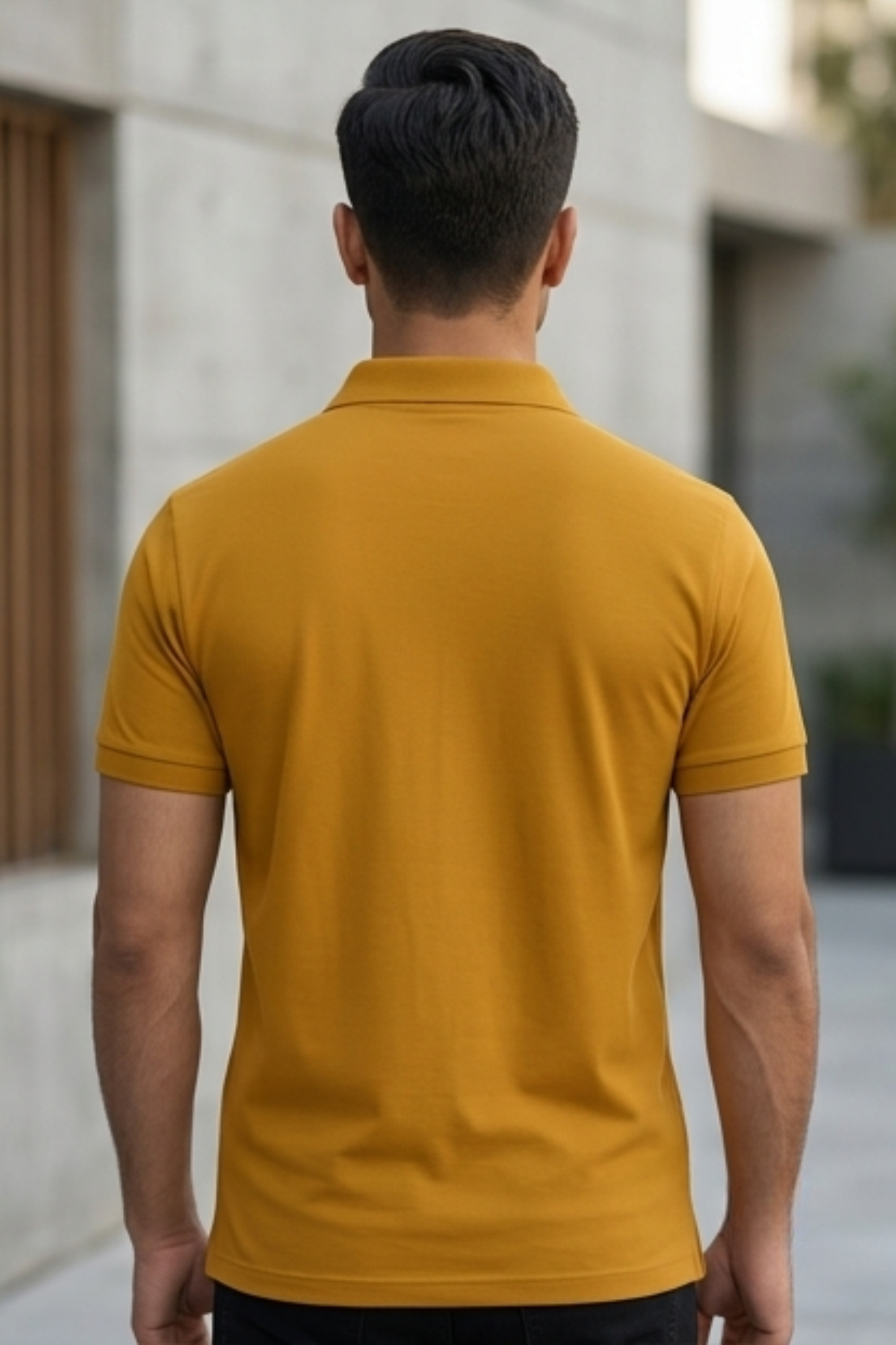 Golden Dune Mustard Yellow Polo