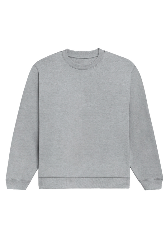 Heather Grey Melange Sweatshirt