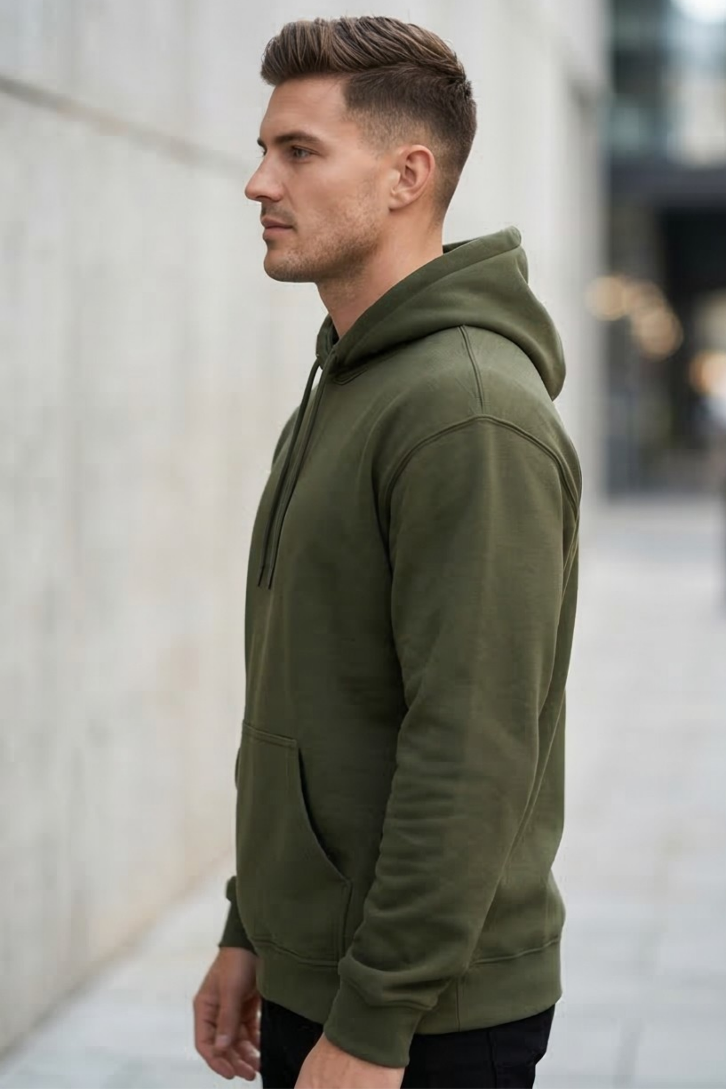Harvest Olive Green Hoodie