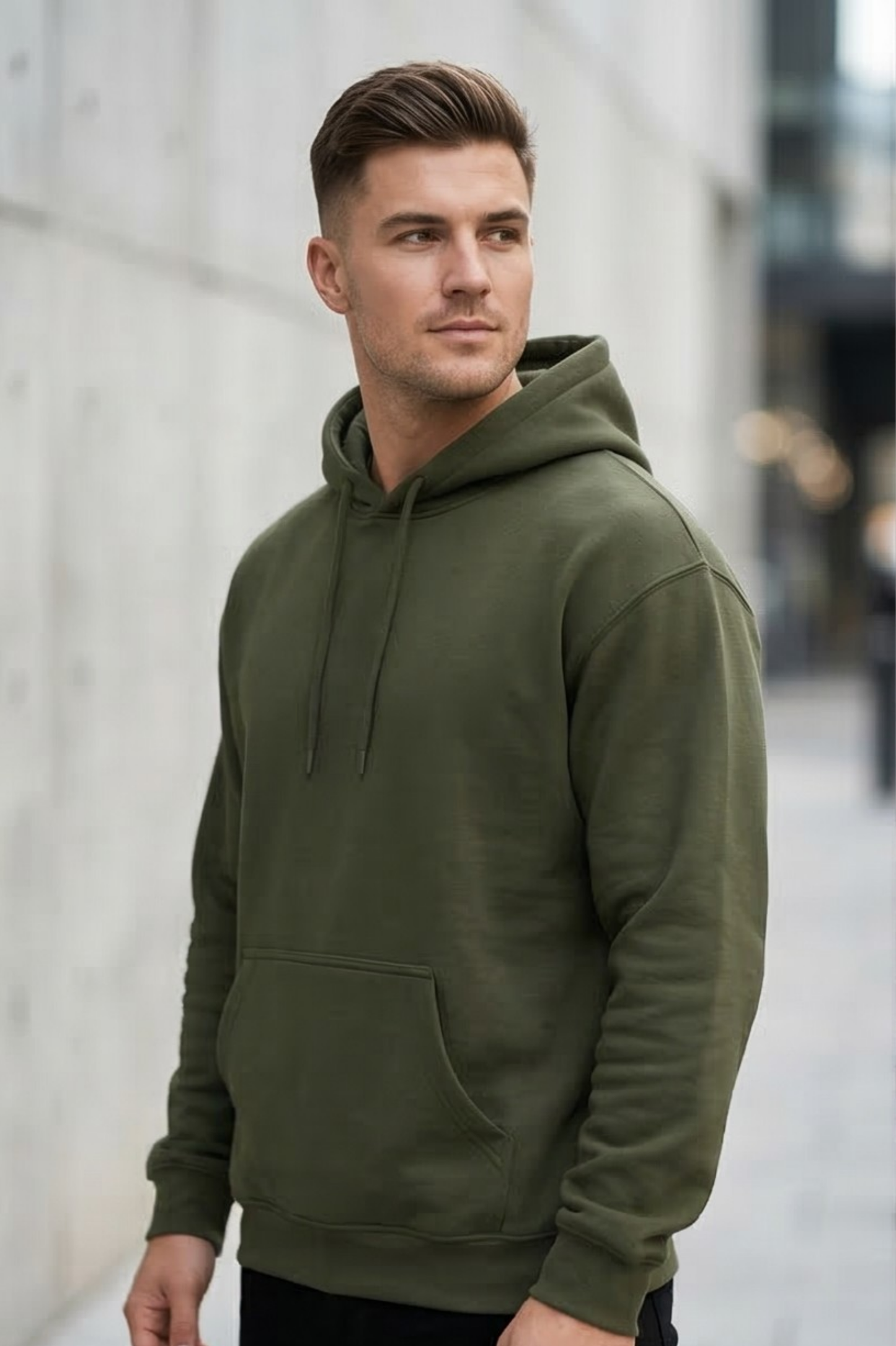 Harvest Olive Green Hoodie