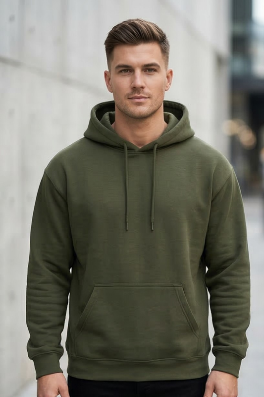 Harvest Olive Green Hoodie