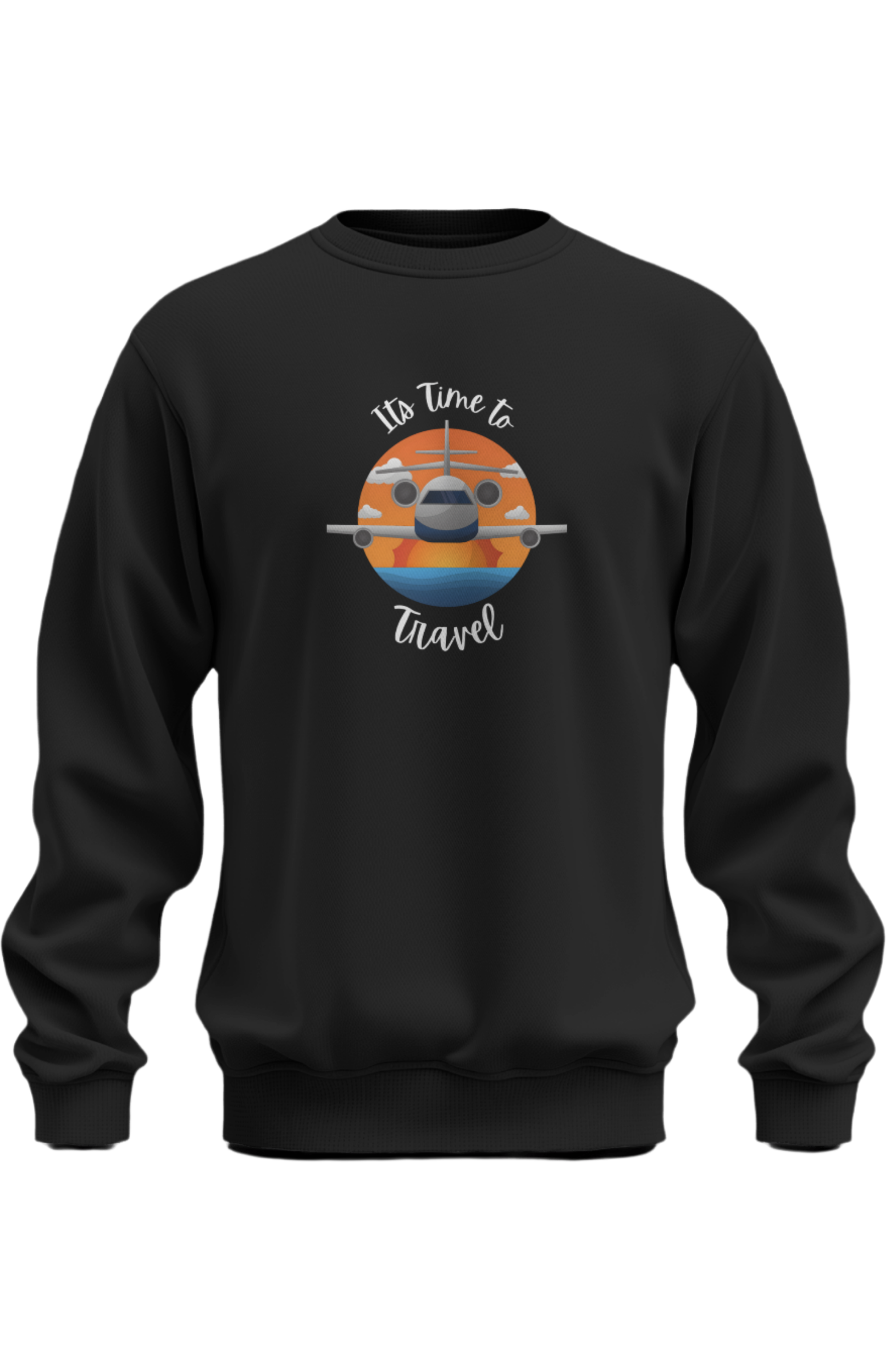 Its Time To Travel Sweatshirt - The Khoj Store