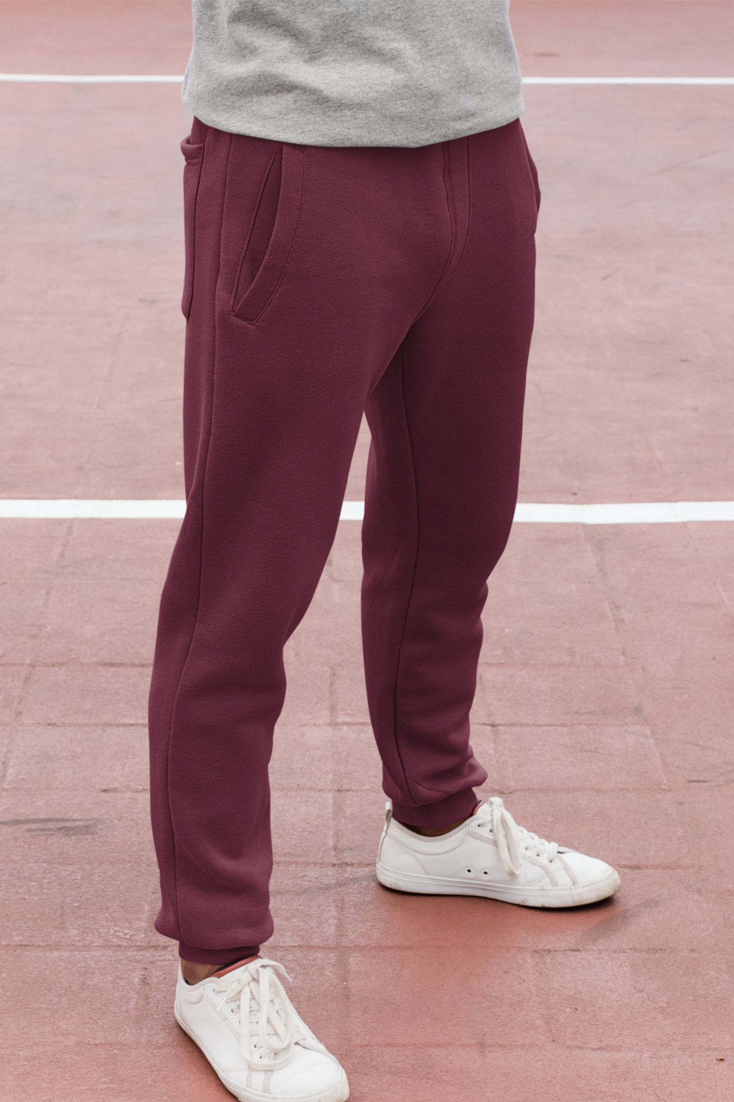 Maroon Traverse Joggers - The Khoj Store