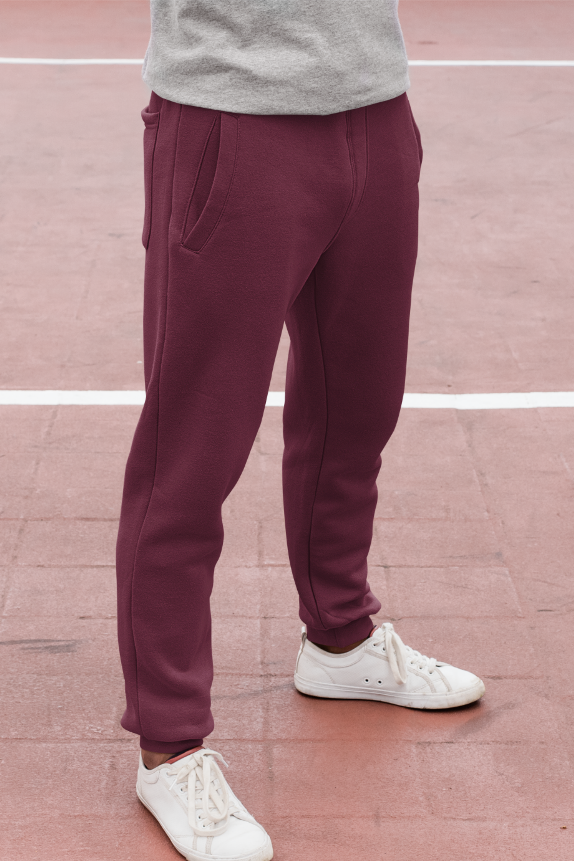 Maroon Traverse Joggers - The Khoj Store