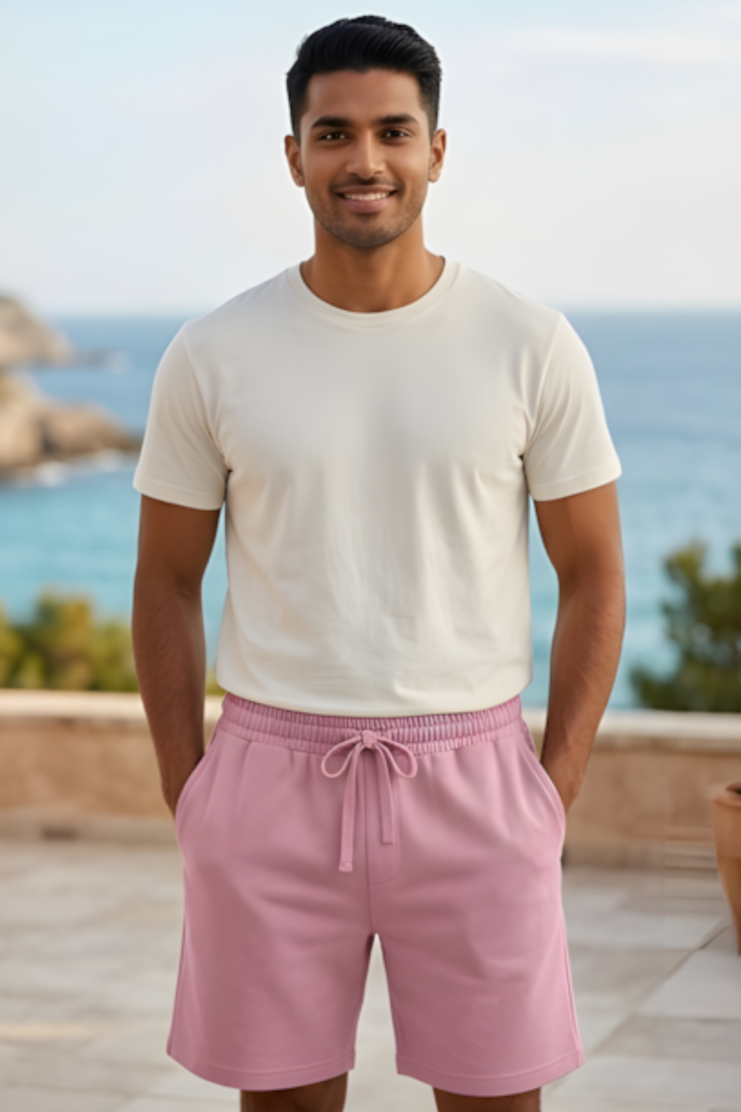Men's Flamingo Terry Shorts