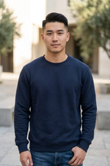 Midnight Tide Navy Blue Sweatshirt