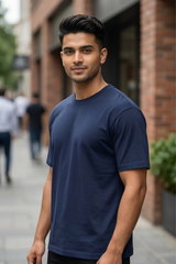 Midnight Tide Navy Blue T-Shirt