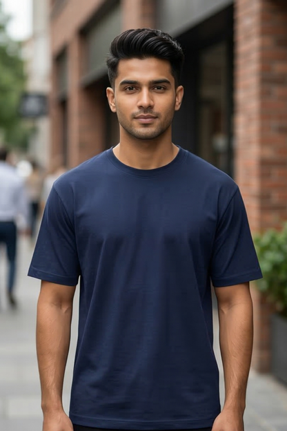 Midnight Tide Navy Blue T-Shirt