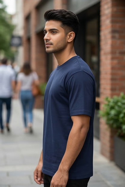 Midnight Tide Navy Blue T-Shirt