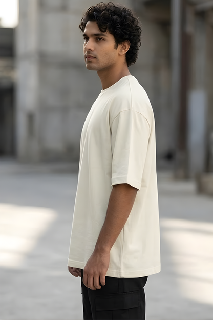 Moonlight Haze Off White Oversized T-Shirt