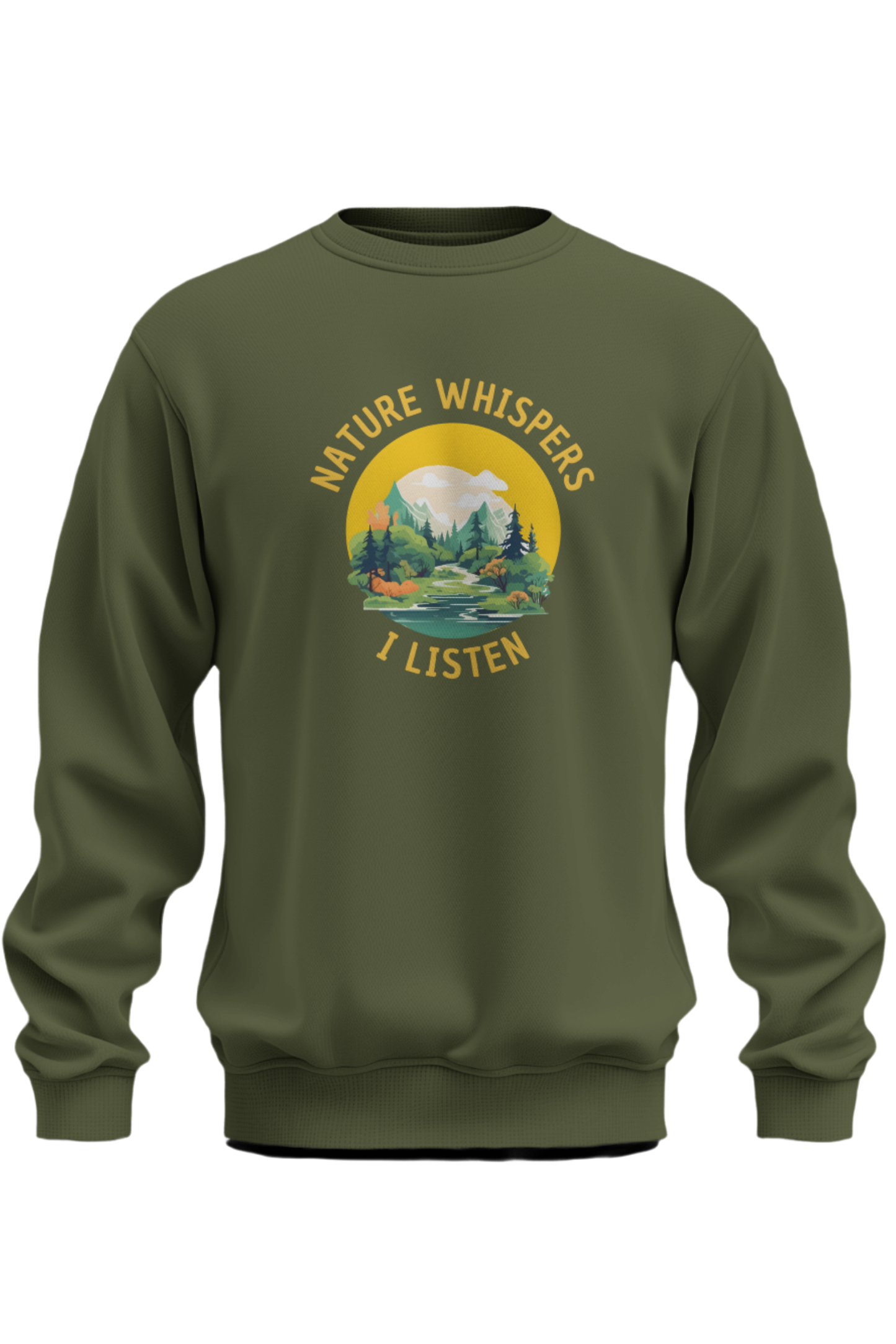 Nature Whispers I Listen Sweatshirt - The Khoj Store