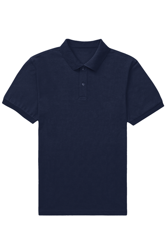 Nautical Navy Blue Polo - The Khoj Store