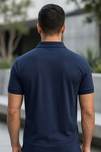 Nautical Navy Blue Polo