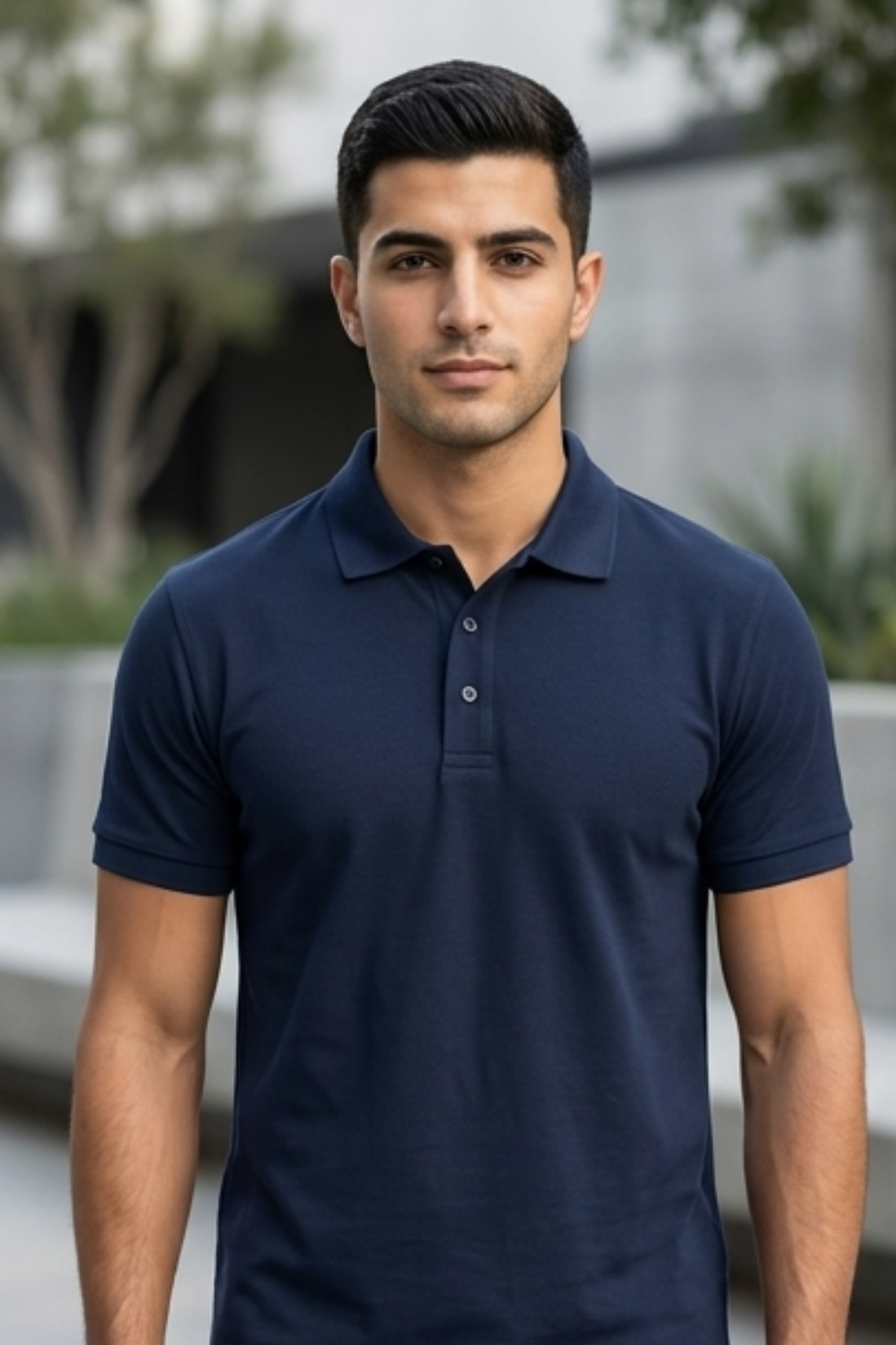Nautical Navy Blue Polo