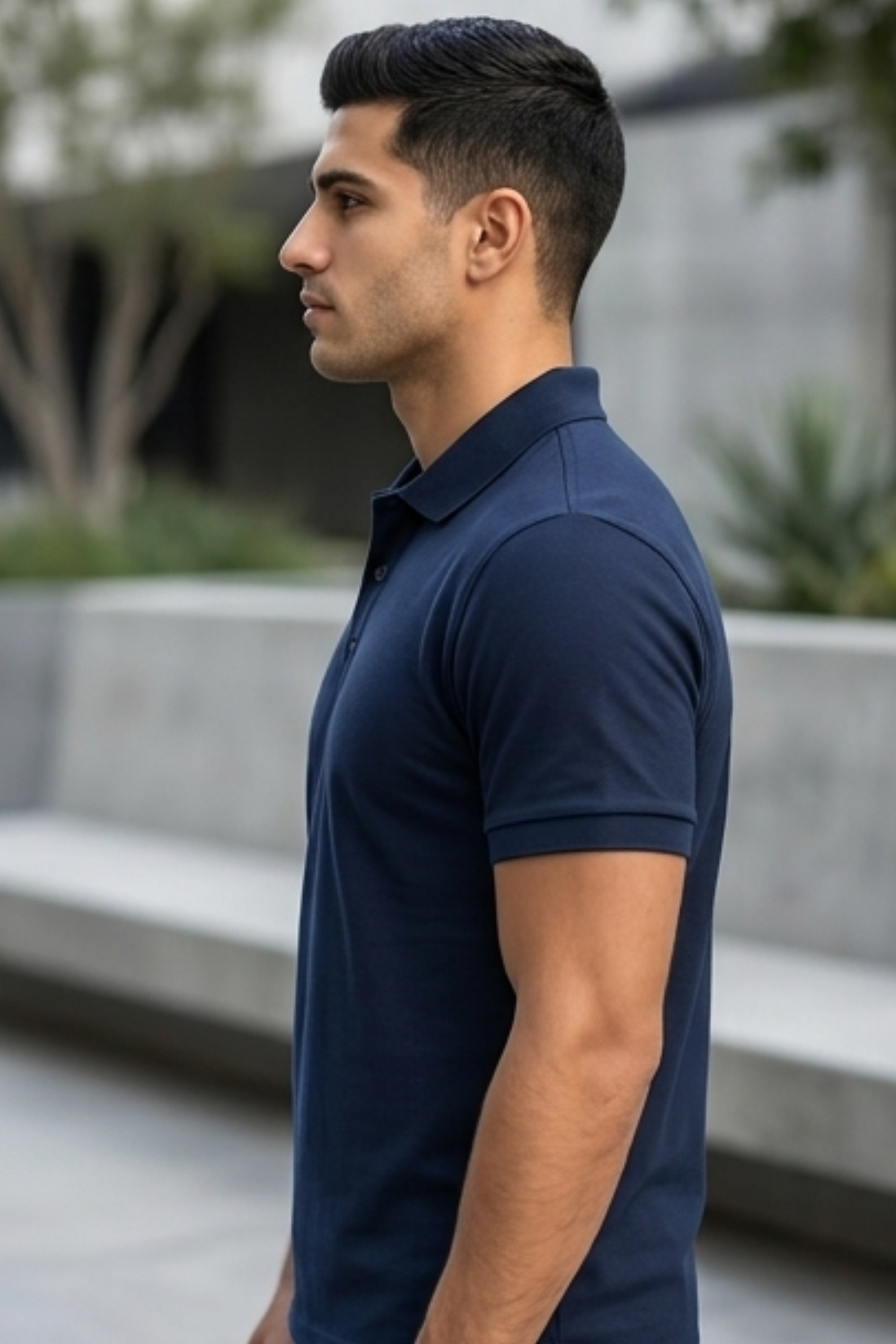 Nautical Navy Blue Polo