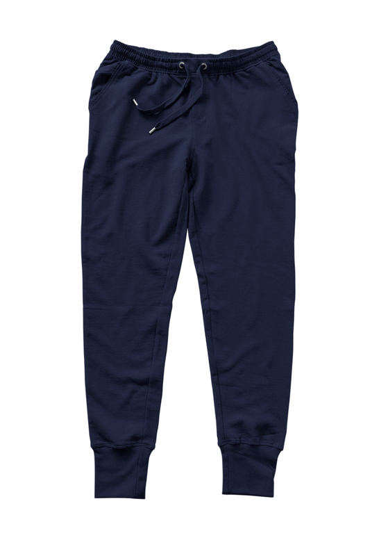 Navy Blue Odyssey Joggers - The Khoj Store