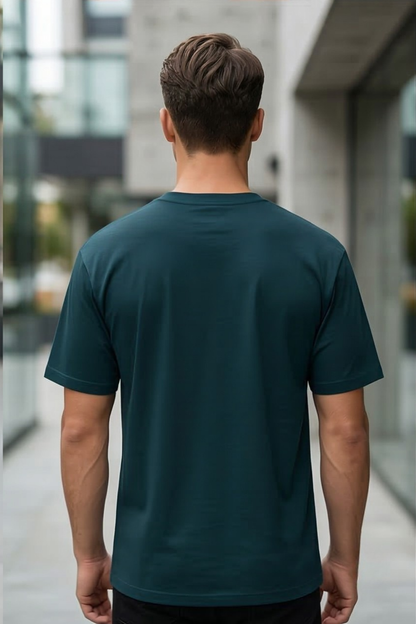 Ocean Depth Petrol Blue T-Shirt