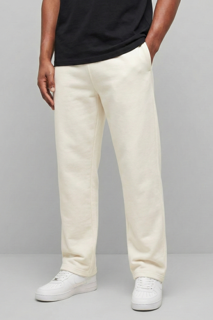 Off White Terry Cotton Sweatpants
