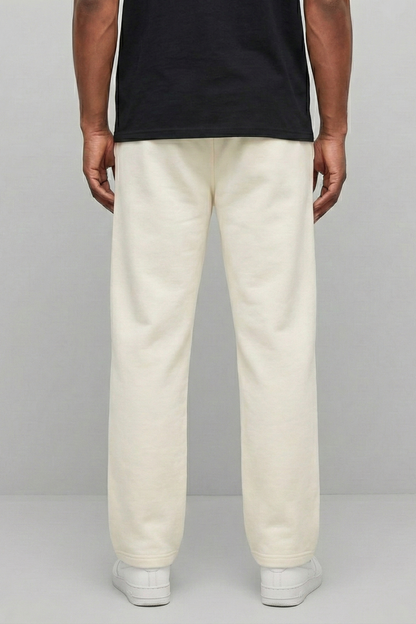 Off White Terry Cotton Sweatpants