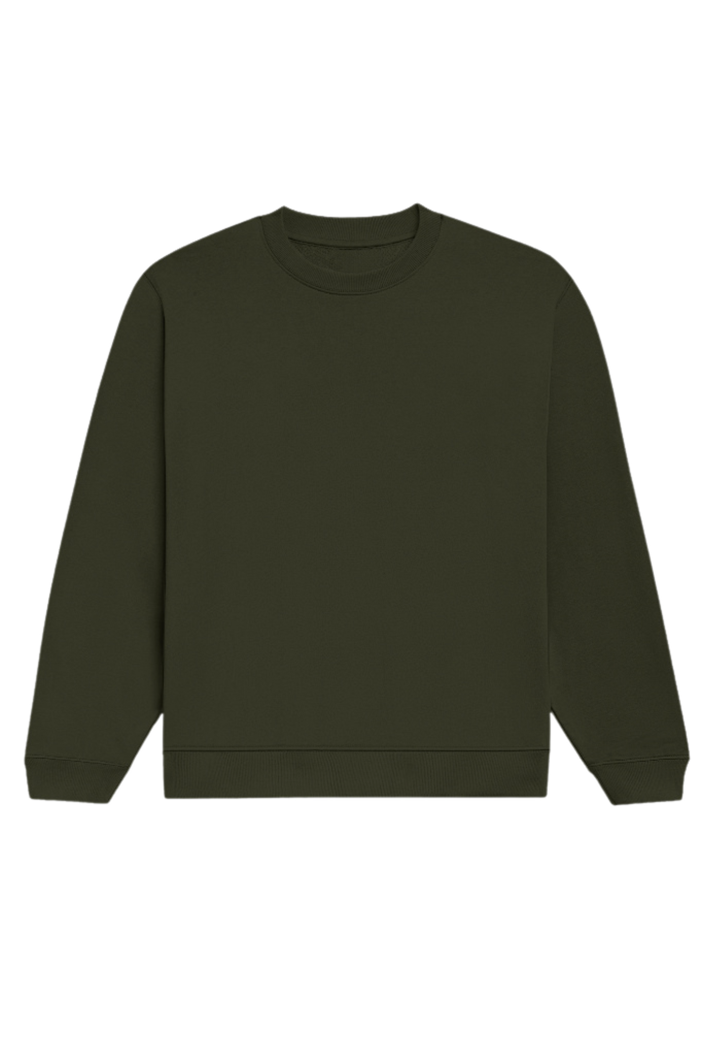 Verdant Trail Olive Green Sweatshirt
