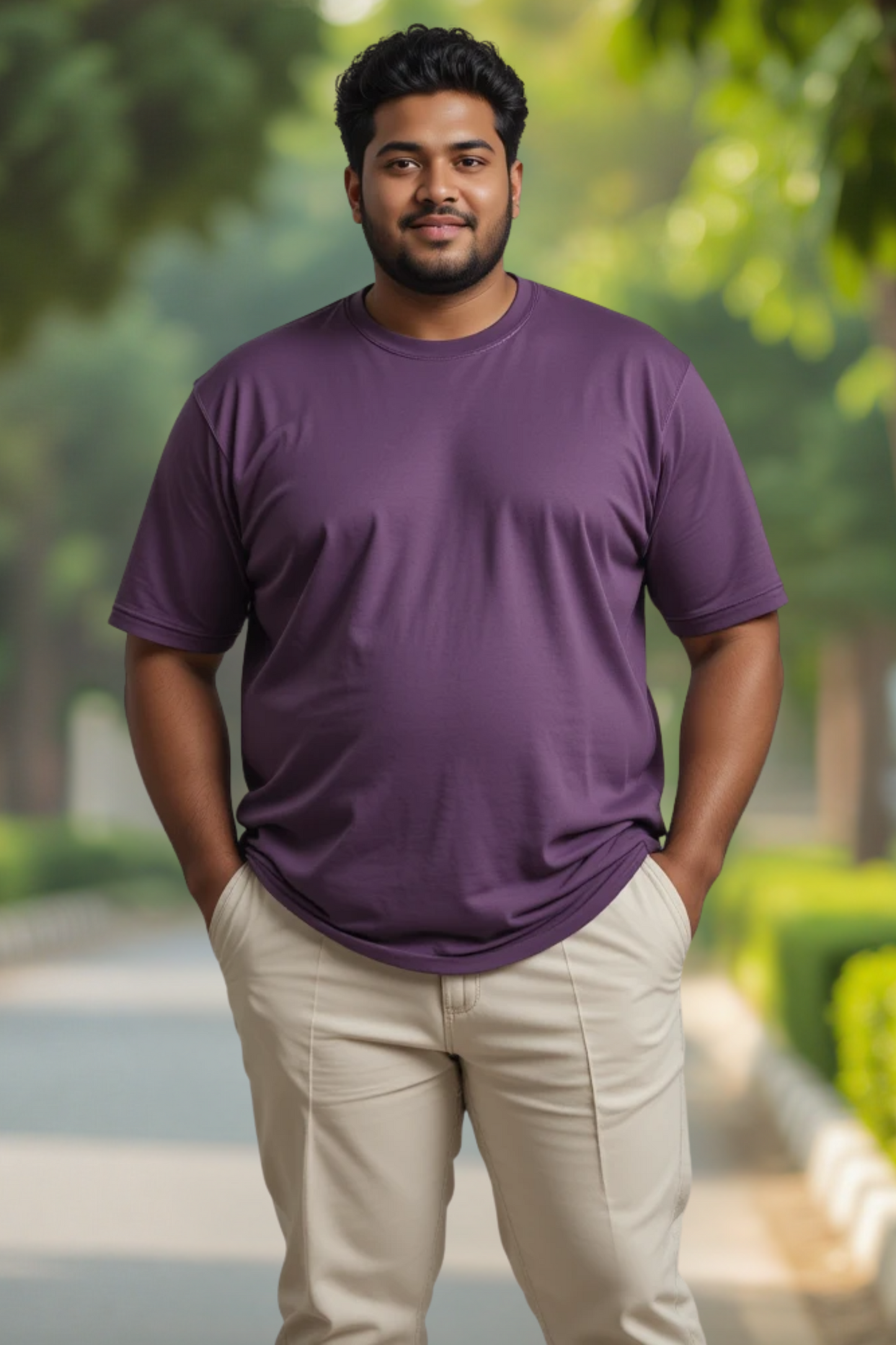 Royal Aura Purple Plus Size T-Shirt
