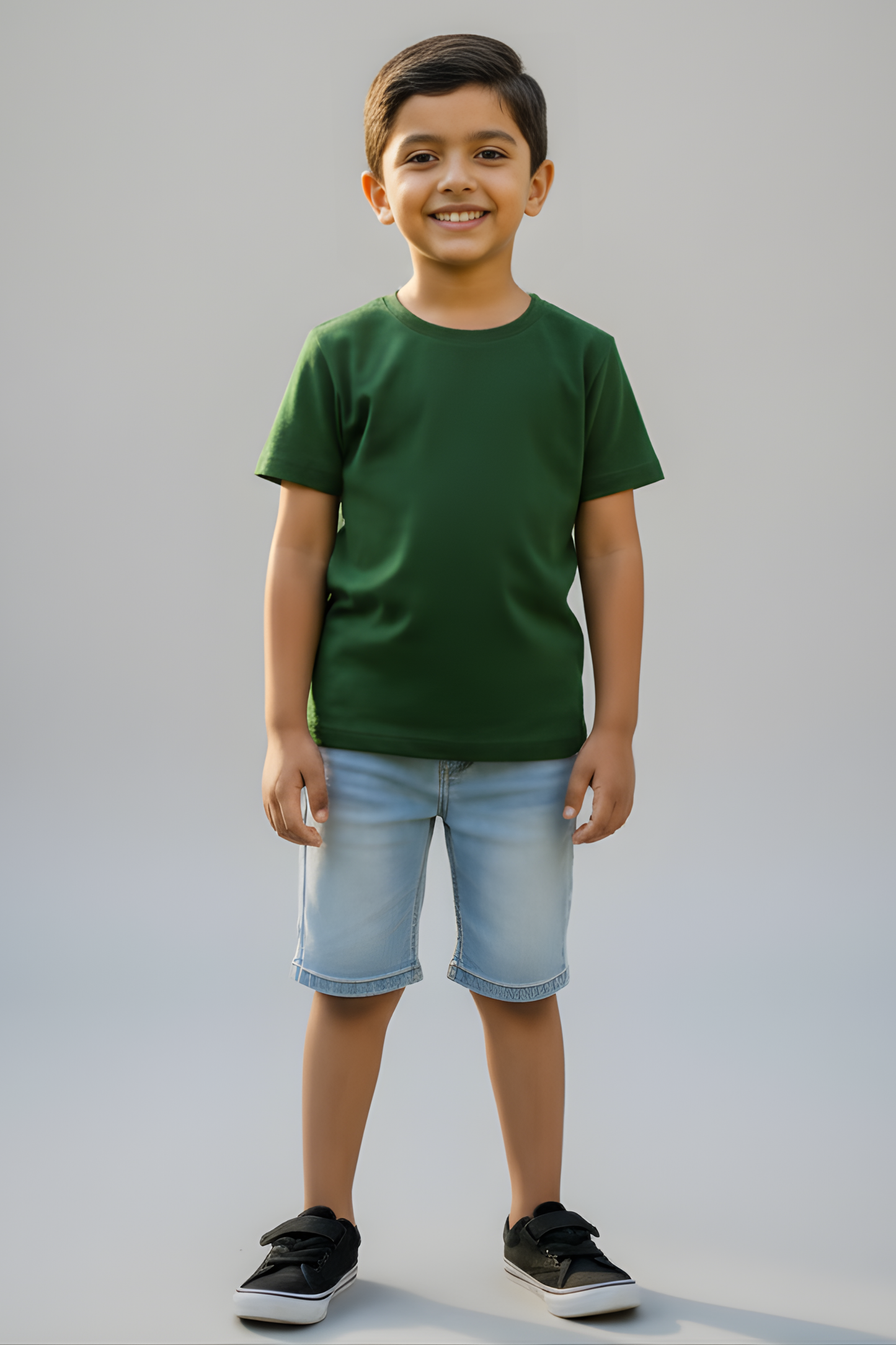 Forest Deep Bottle Green Kids T-Shirt