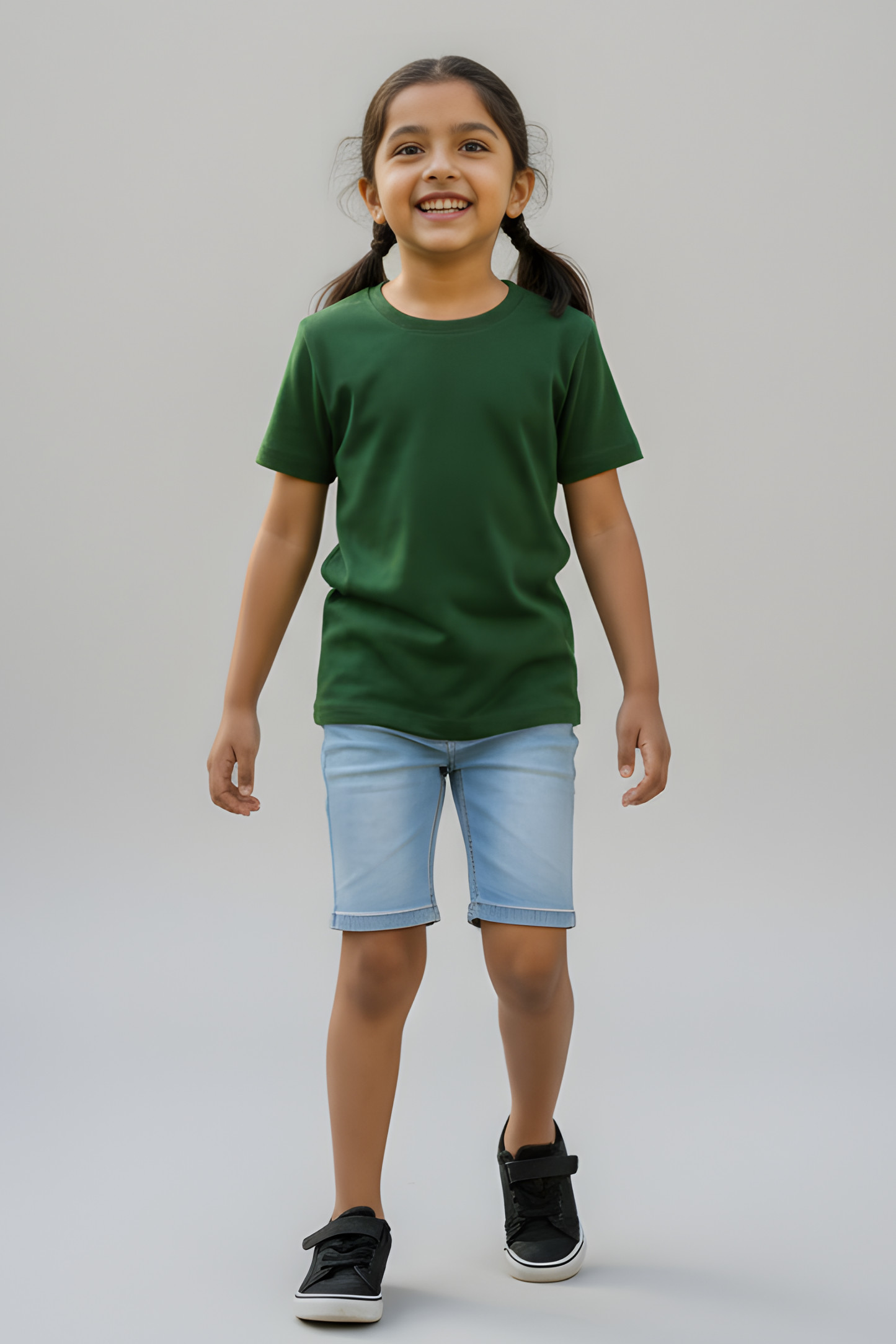 Forest Deep Bottle Green Kids T-Shirt