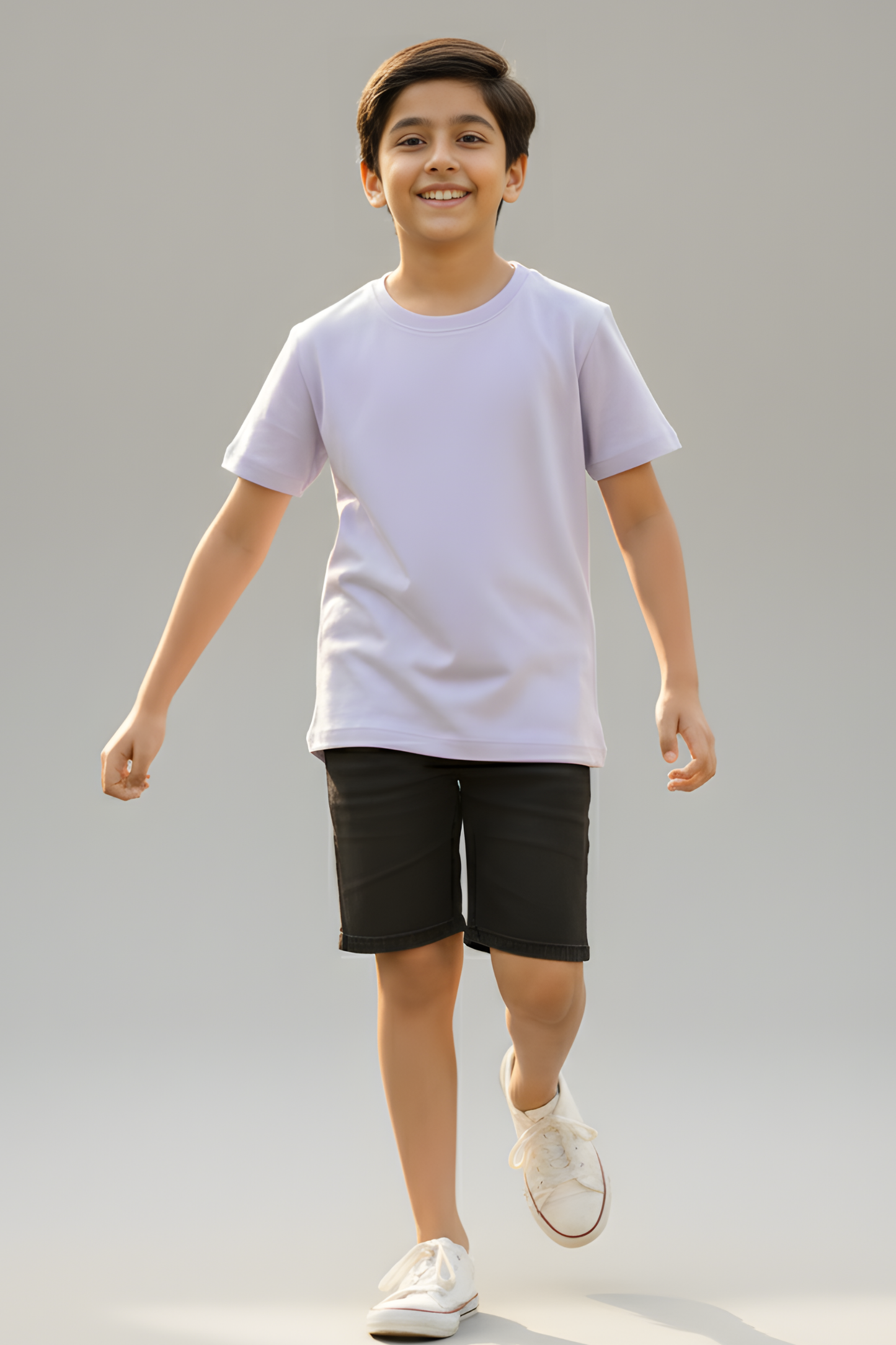 Twilight Mist Lavender Kids T-Shirt