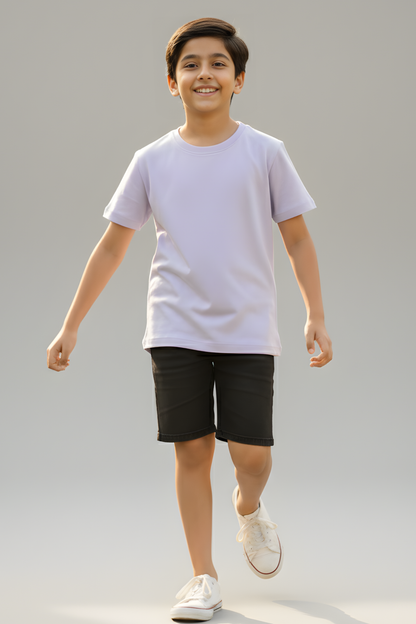 Twilight Mist Lavender Kids T-Shirt