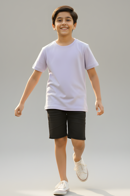 Twilight Mist Lavender Kids T-Shirt