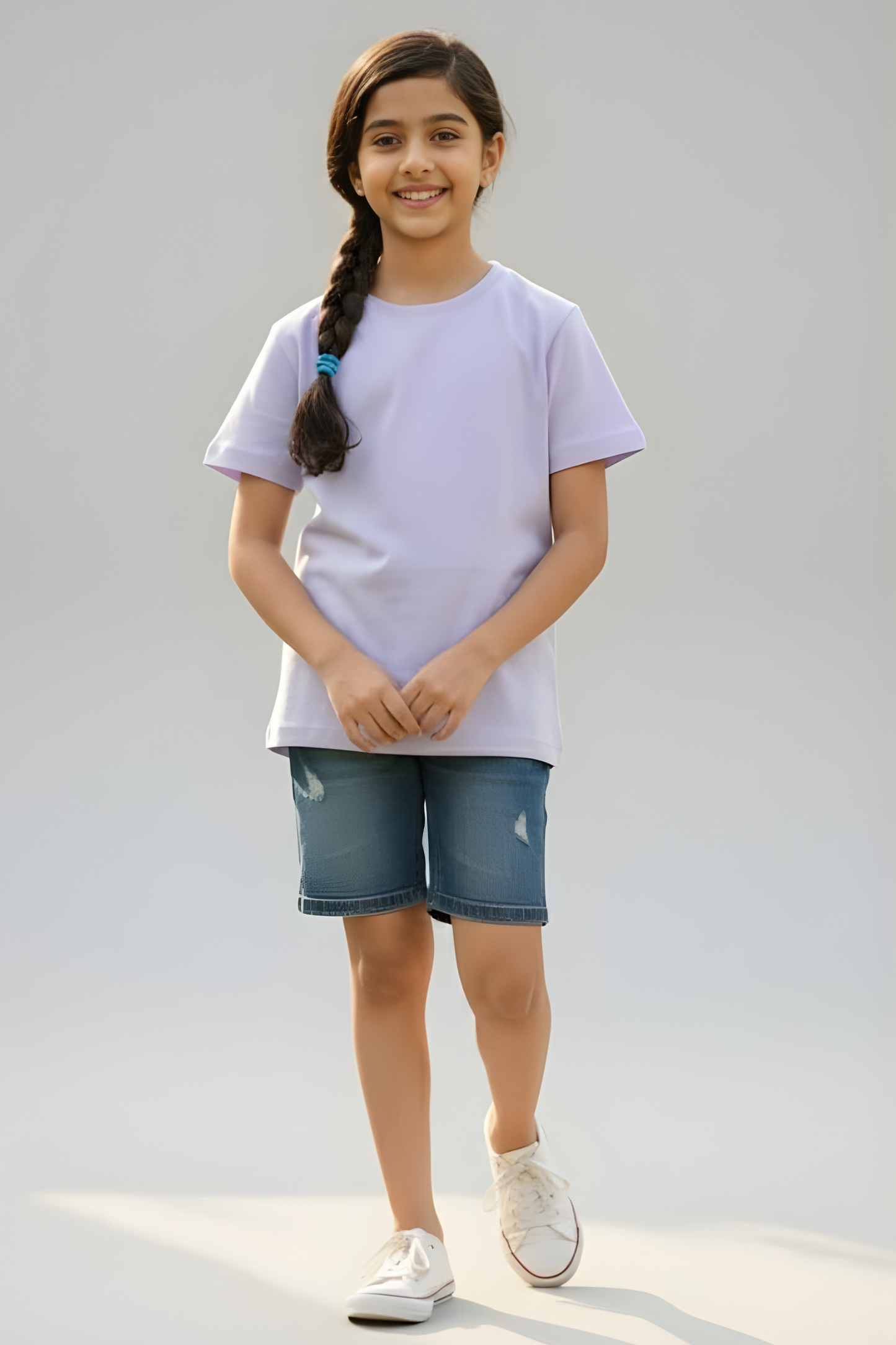 Twilight Mist Lavender Kids T-Shirt