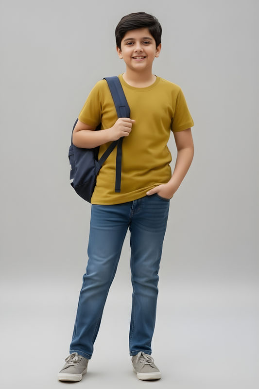 Mustard Yellow Kids T-Shirt