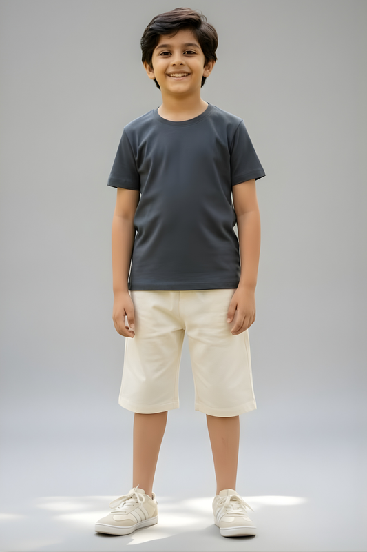 Iron Peak Steel Grey Kids T-Shirt