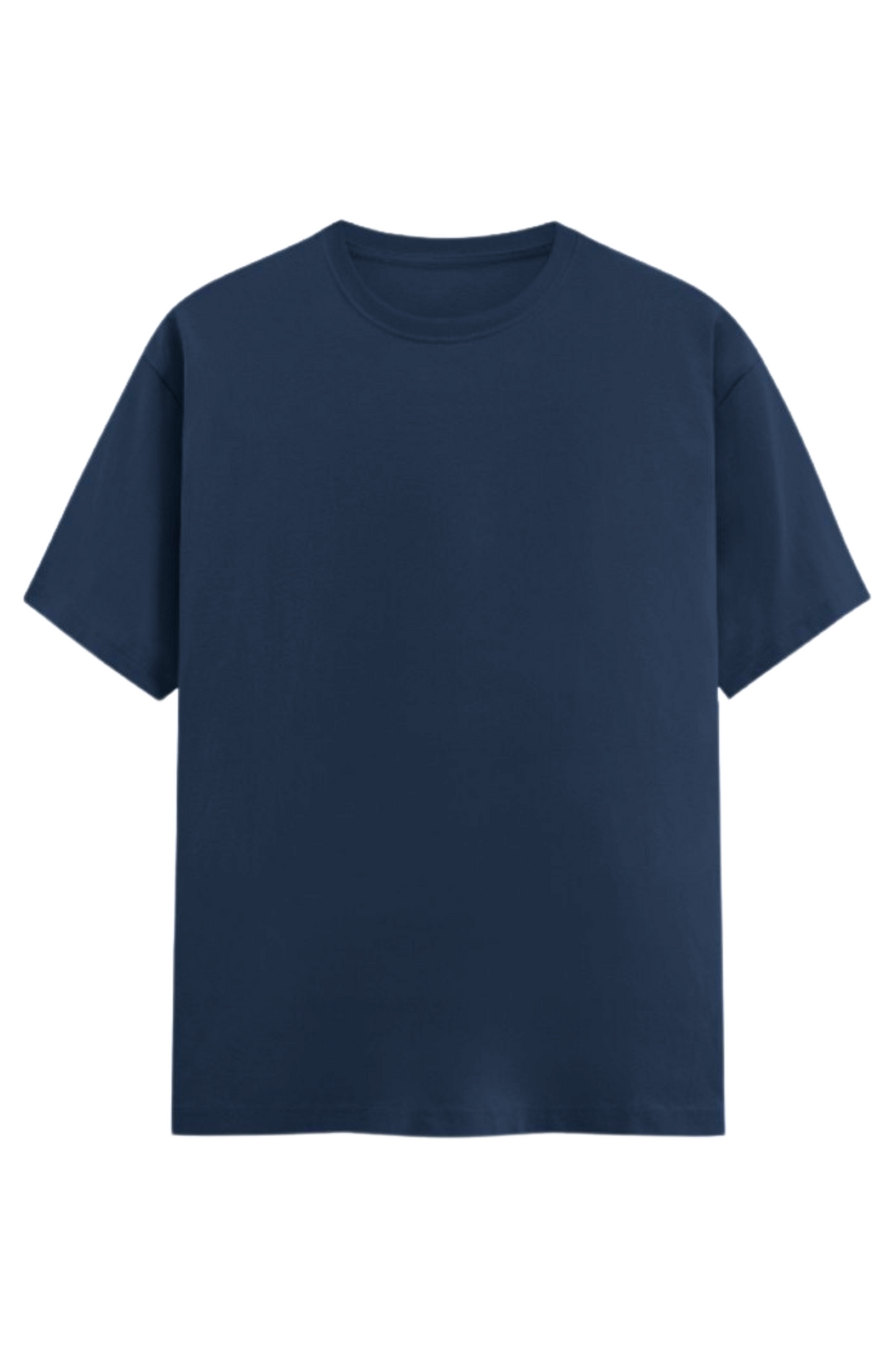 Midnight Tide Navy Blue Plus Size T-Shirt