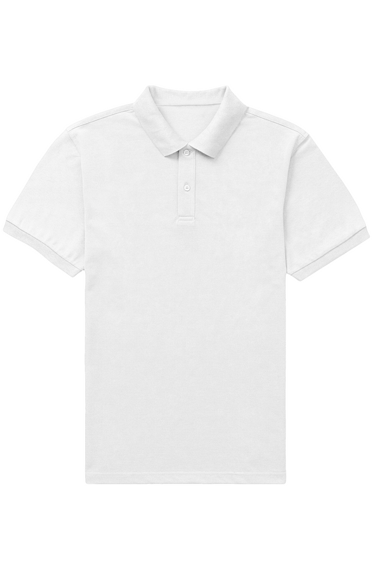 Pure Wave White Polo - The Khoj Store